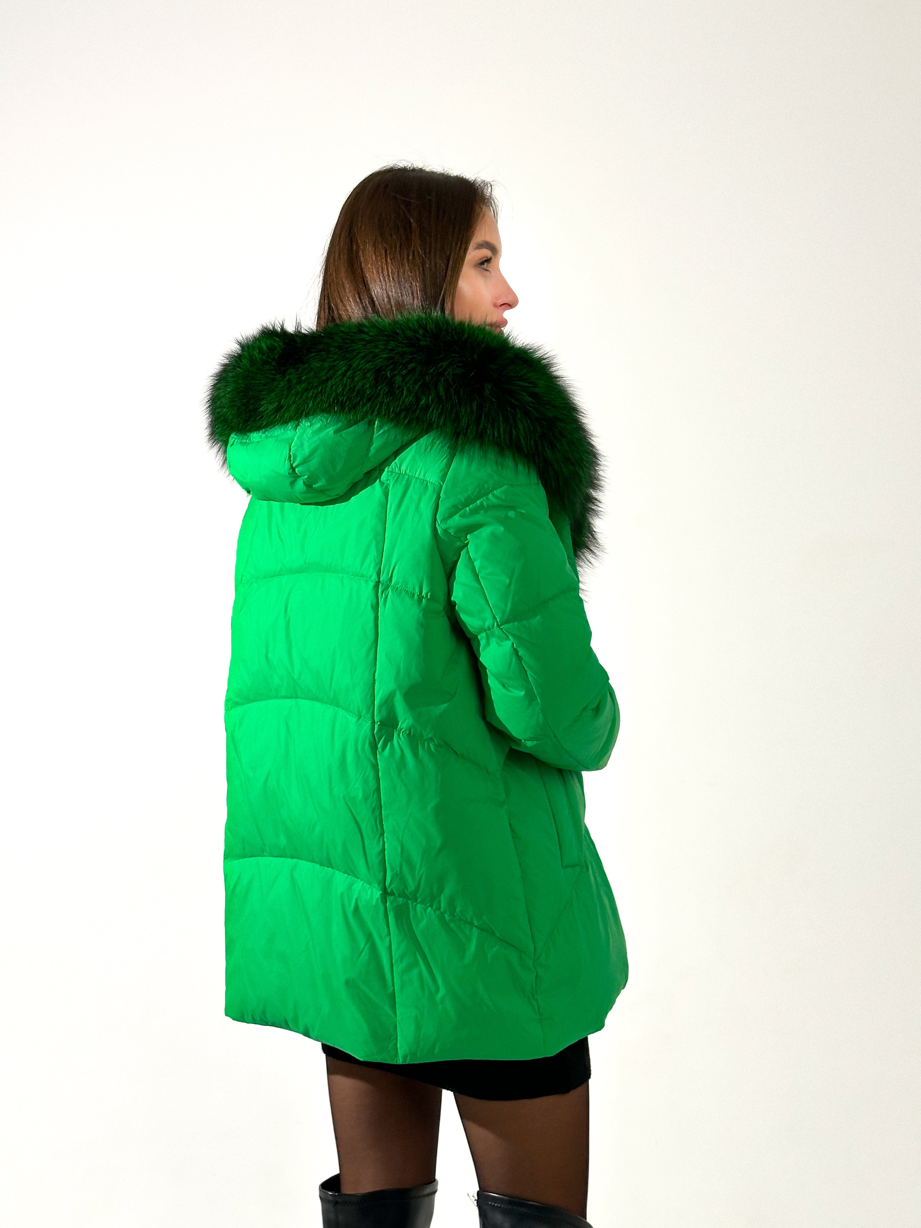 Genuine Silver Fox Fur Down Fill Parka Alaska® Outerwear Company