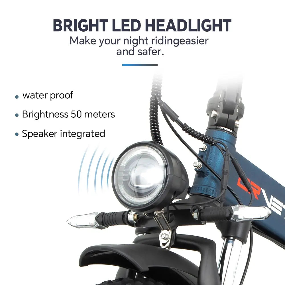 DRVETSION AT20 – 750W Folding Electric Bike with Samsung Battery Family Shopolf