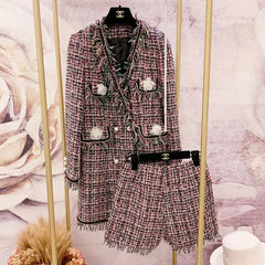 Two-piece Woven Woolen Coat Family Shopolf