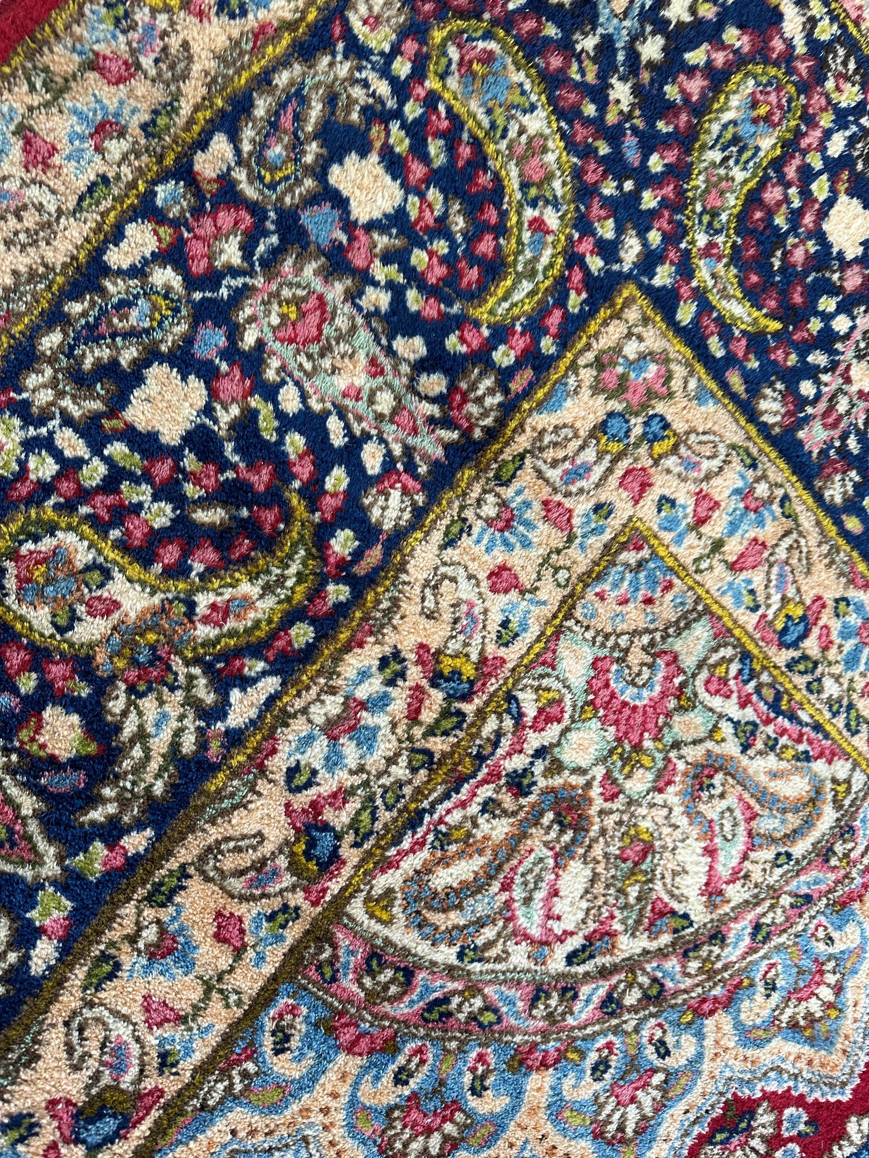 Vintage Kirman Persian Rug | 9’9” x 14’ | Thick Full-Pile Wool | Circa 1960 | K2029 Rugistan