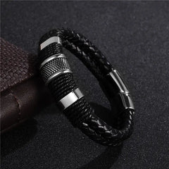 Braided Leather Bracelet Family Shopolf
