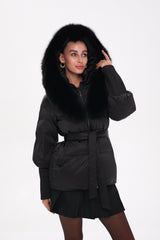 Amanda Genuine Fur Trim Down Fill Coat Alaska® Outerwear Company