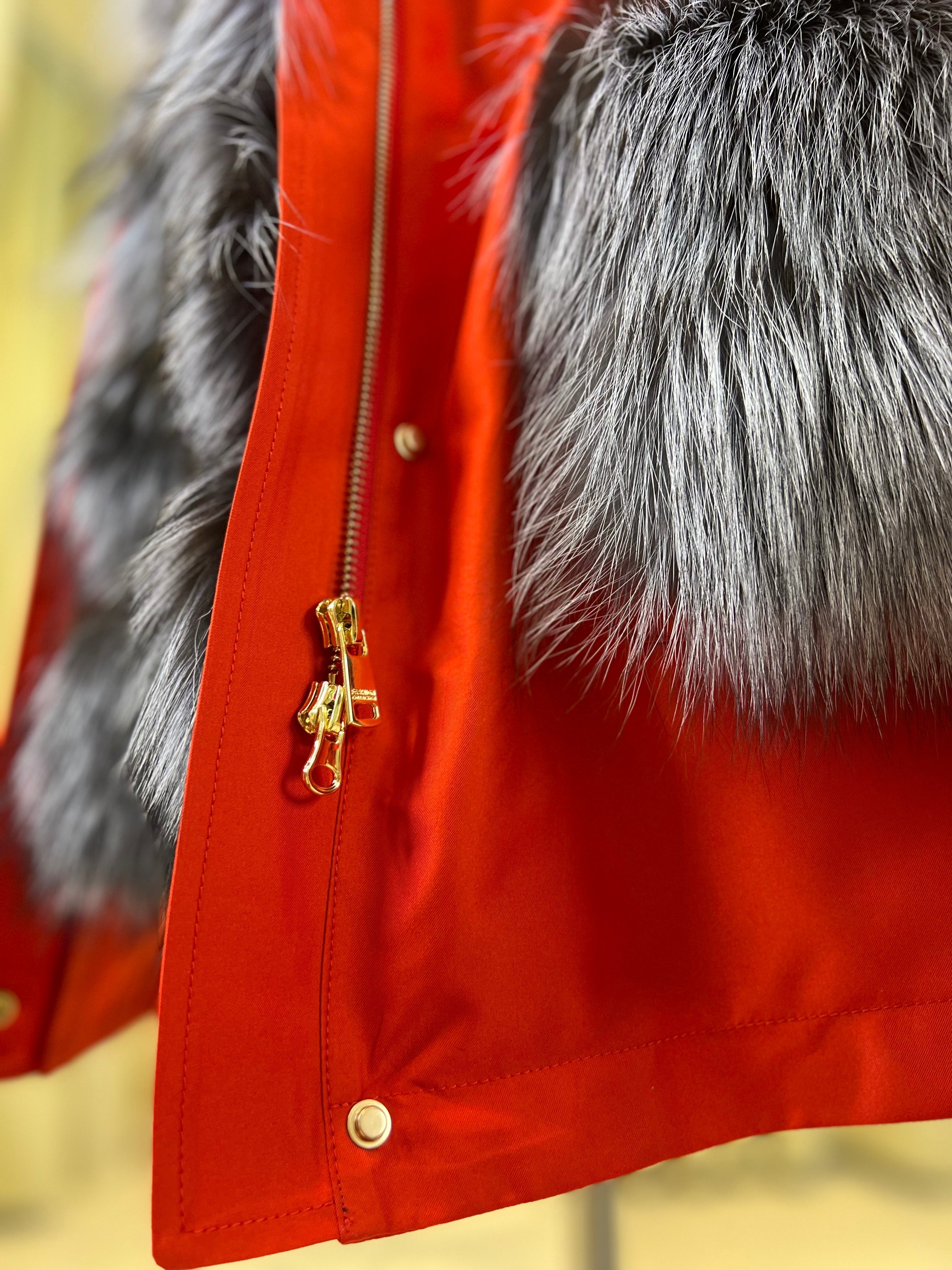 Genuine Silver Fox Fur Rabbit Fur Insulated Parka Alaska® Outerwear Company