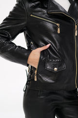 Genuine Mink Fur Embossed Leather Jacket Alaska® Outerwear Company