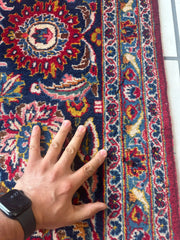 Incredible Persian Kashan All Over Wool Rug 10’2” x 14’ Rugistan