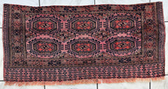 Saryk Turkmen Trapping Torba – 53″ x 25″ Rugistan