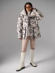 Monochrome Jacquard Down Fill Coat Alaska® Outerwear Company