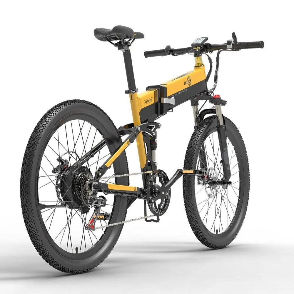 BEZIOR X500PRO Mountain Electric Bike – Powerful 500W Motor Family Shopolf