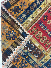 Antique Anatolian Wool Prayer Rug 4’ x 6’6” Rugistan