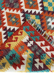 Afghani Maimana Kilim Wool Rug 4’3” x 6’7” Rugistan