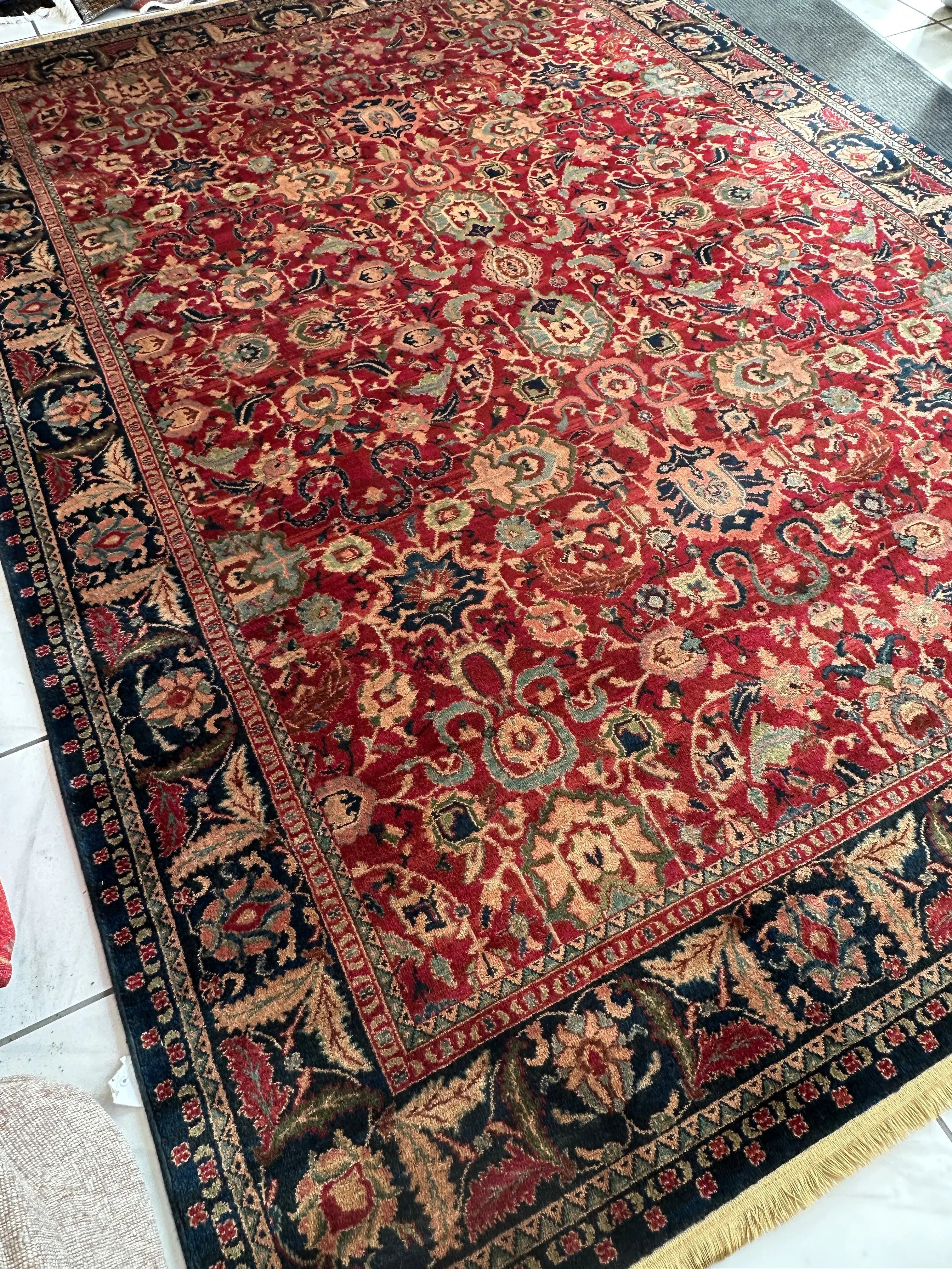 Karastan Samovar Teawash Wool Rug – 8’8” x 12’ – Vintage Elegance, Excellent Condition Rugistan