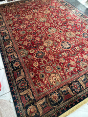 Karastan Samovar Teawash Wool Rug – 8’8” x 12’ – Vintage Elegance, Excellent Condition Rugistan