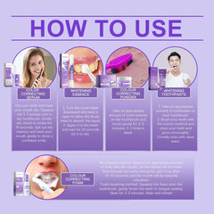 EELHOE Purple Toned Teeth Whitening Set - Family Shopolf