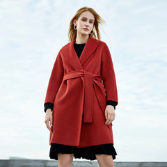Long woolen coat Family Shopolf