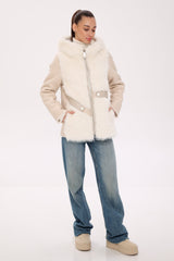 ⇆ Reversible Hooded Wool Blend Jacket Alaska® Outerwear Company