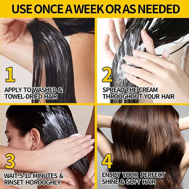 Collagen Hair Mask Nuts Oil Hair Conditioner Family Shopolf