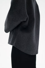 Genuine Silver Fox Fur Virgin Wool Coat Alaska® Outerwear Company