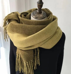 Double-Sided Artificial Wool Scarf Family Shopolf