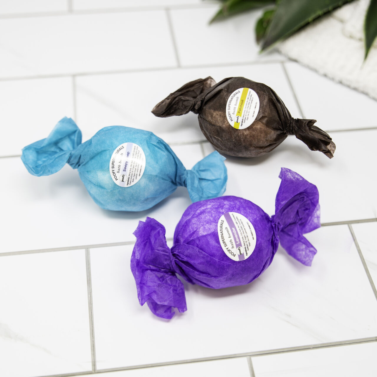 Bath Bomb Trio Poofy Organics