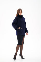 Genuine Mink Fur Virgin Wool Coat Alaska® Outerwear Company