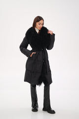Genuine Lama Fur Premium Down Coat Alaska® Outerwear Company