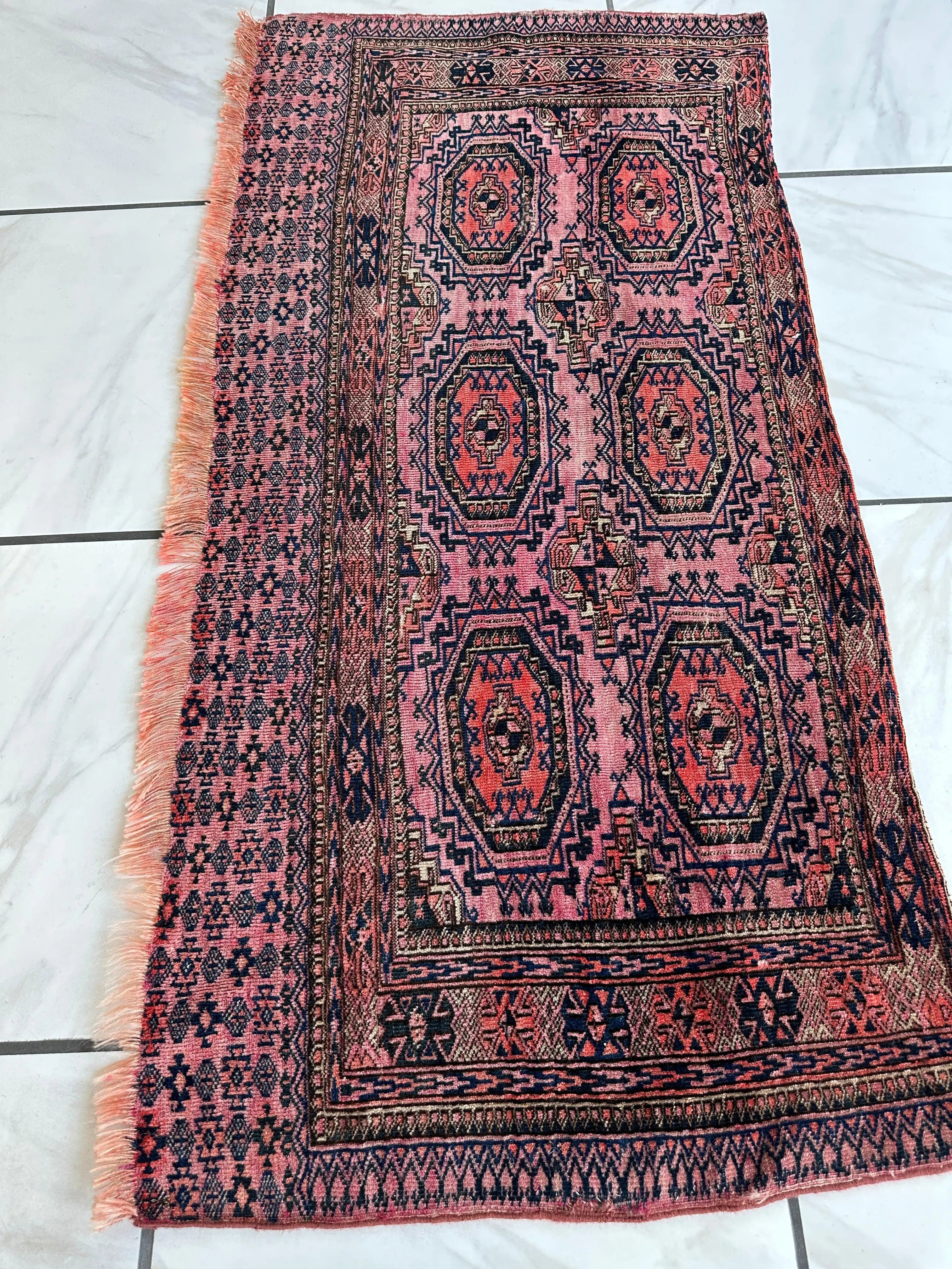 Saryk Turkmen Trapping Torba – 53″ x 25″ Rugistan