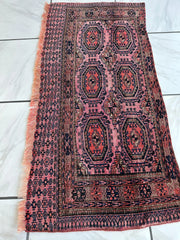 Saryk Turkmen Trapping Torba – 53″ x 25″ Rugistan