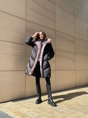 Léa Genuine Silver Fox Down Fill Puff Parka Alaska® Outerwear Company