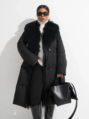 Genuine Lama Fur Premium Down Coat Alaska® Outerwear Company