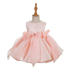 Girlish Dress With Bows Family Shopolf