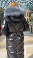 Genuine Silver Fox Fur Down Fill Coat Alaska® Outerwear Company
