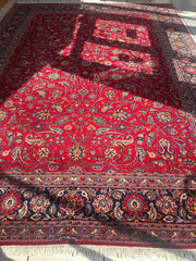 Incredible Persian Kashan All Over Wool Rug 10’2” x 14’ Rugistan