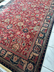 Karastan Samovar Teawash Wool Rug – 8’8” x 12’ – Vintage Elegance, Excellent Condition Rugistan