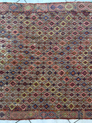 Antique Turkish Jajim Wool Rug 5’6” x 14’5” Rugistan