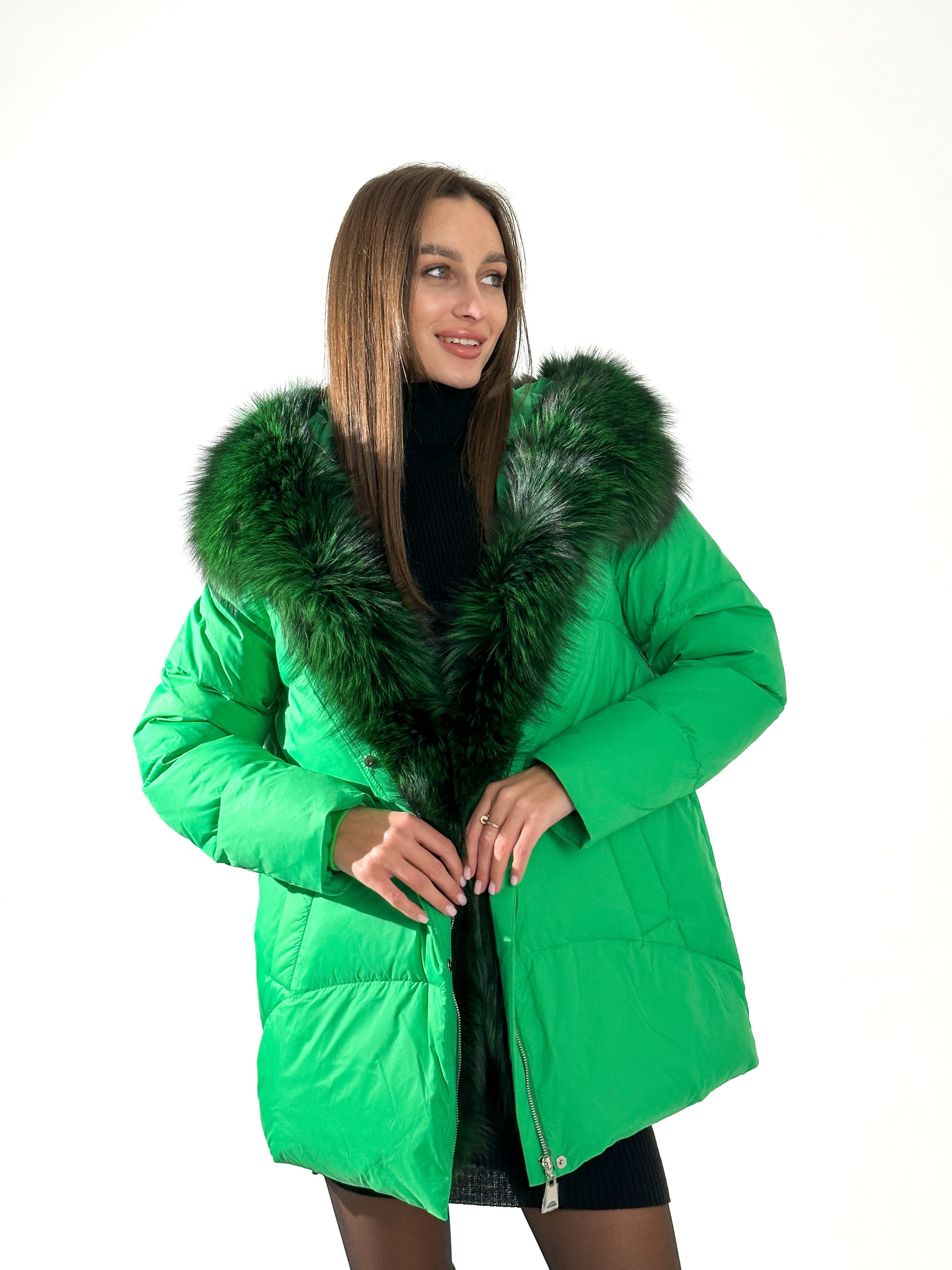 Genuine Silver Fox Fur Down Fill Parka Alaska® Outerwear Company
