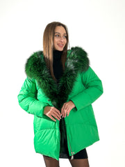 Genuine Silver Fox Fur Down Fill Parka Alaska® Outerwear Company