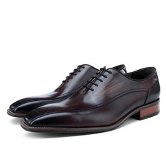 Men's Lace-up Cowhide Shoes