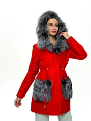 Genuine Silver Fox Fur Rabbit Fur Insulated Parka Alaska® Outerwear Company