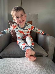 Camo fish bamboo pj set Keep the Littles Wild