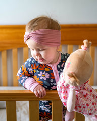 Navy wildflower bamboo zippy Keep the Littles Wild