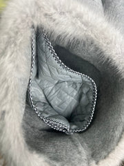 Genuine Scandinavian Mink Fur Virgin Wool Coat Alaska® Outerwear Company