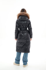 Genuine Silver Fox Fur Alternative Down Fill Coat Alaska® Outerwear Company