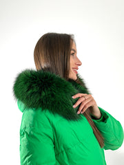 Genuine Silver Fox Fur Down Fill Parka Alaska® Outerwear Company