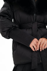 Amanda Genuine Fur Trim Down Fill Coat Alaska® Outerwear Company