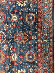 Trasitional Serapi Ghazni Wool Rug – 8' x 10’ – Intricate Floral Design Rugistan