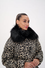 Genuine Polar Fox Leopard Luxe Down Parka Alaska® Outerwear Company