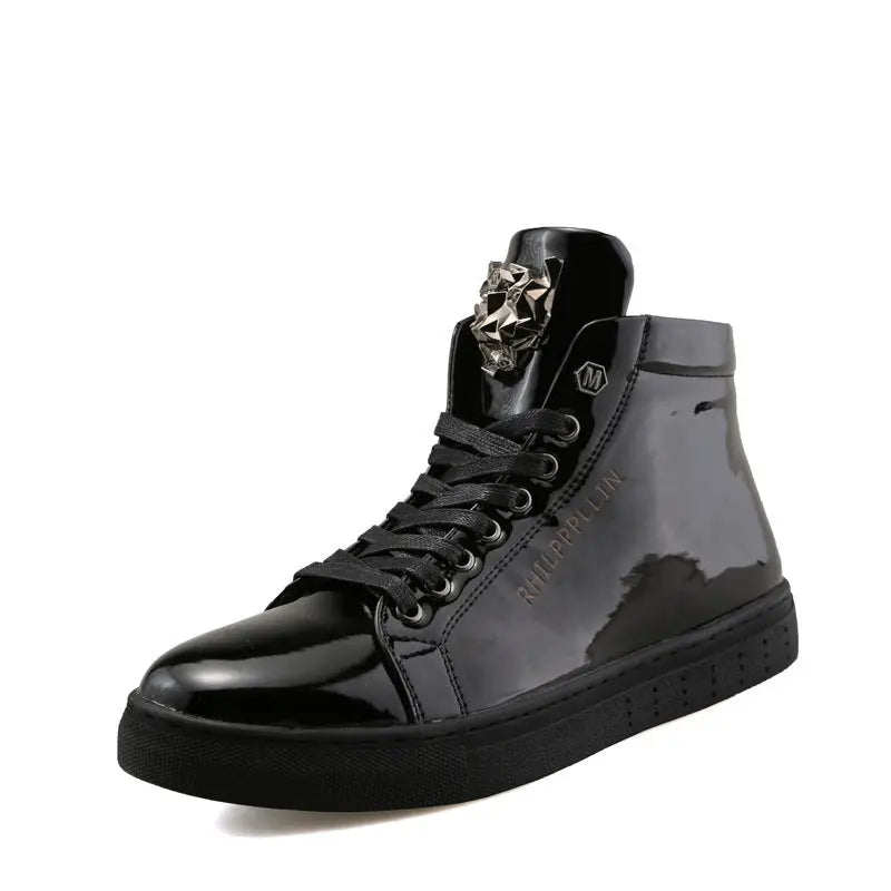 Men's British High-Top Boots Family Shopolf