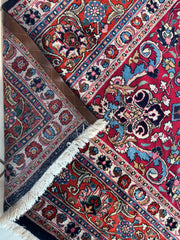 Persian Mashhad Hand Knotted Wool Area Rug 9’9” x 13’3” Rugistan