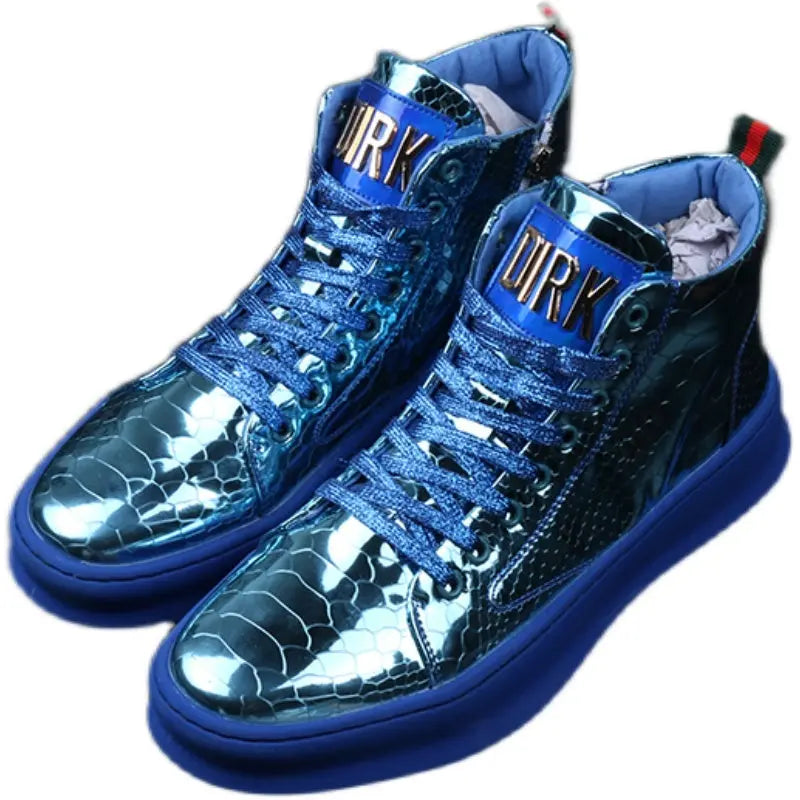 Men's Shoes Korean Bright Leather New Youth Family Shopolf