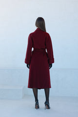 Angelina Cashmere Wool Blend Overcoat